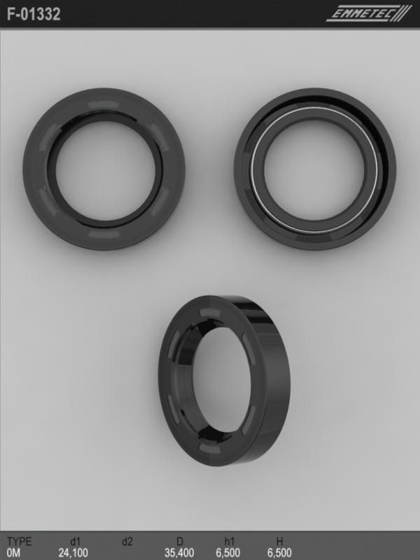 MSG - F-01332 - Сальник 24,10/35,40*6,50/6,50 тип OM