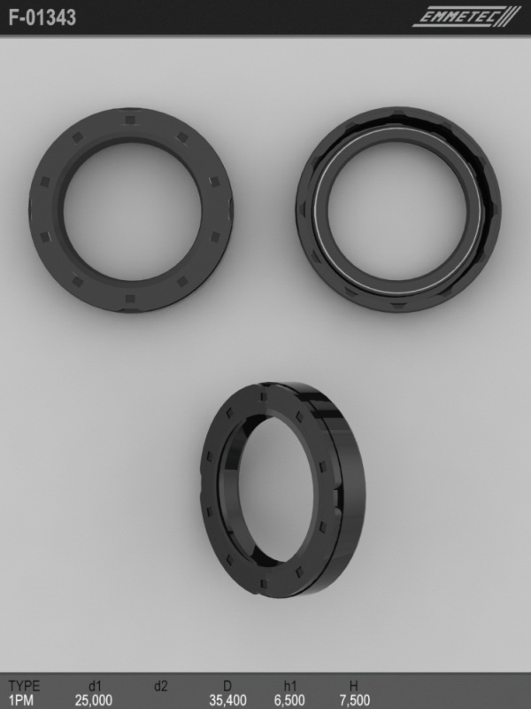 MSG - F-01343 - Сальник 25,00/35,40*6,50/7,50 тип 1PM MSG - F-01343 - Сальник 25,00/35,40*6,50/7,50 тип 1PM