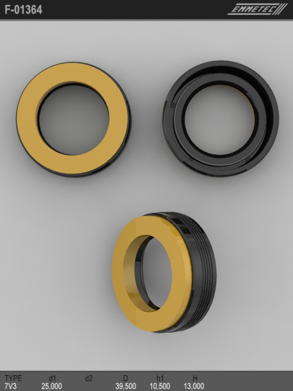 MSG - F-01364 - Сальник 25,00/39,50*10,50/13,00 тип 7V3 MSG - F-01364 - Сальник 25,00/39,50*10,50/13,00 тип 7V3