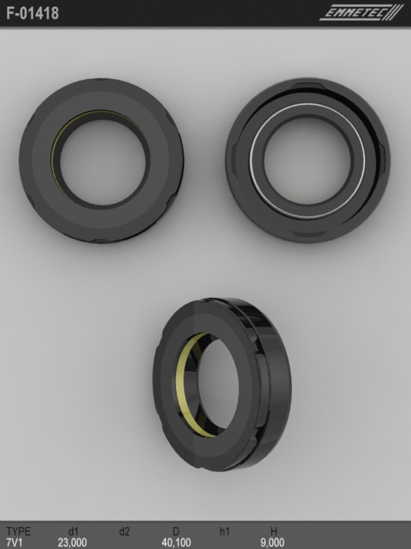 MSG - F-01418 - Сальник 23,00/40,10*9,00 тип 7V1