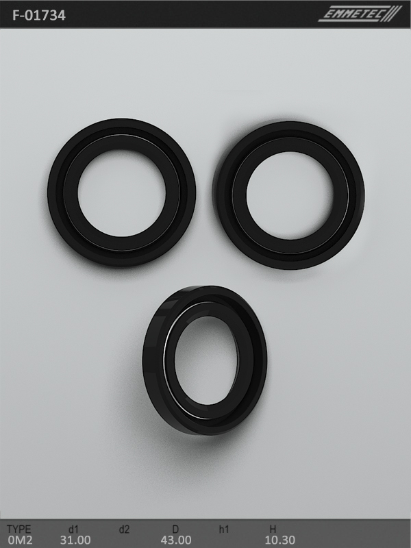 MSG - F-01734 - Сальник 31,00/43,00*10,30 тип 0M2