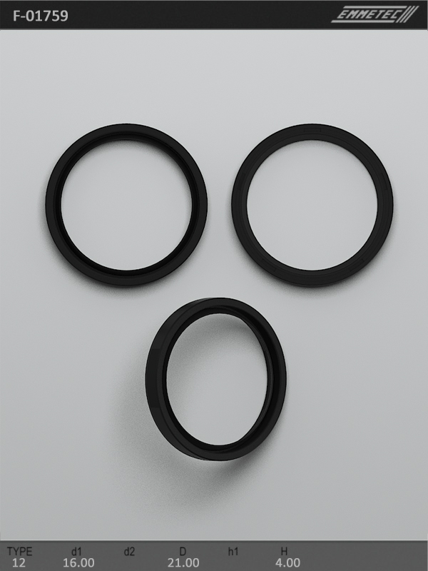 MSG - F-01759 - Сальник 16,00/21,00*4,00 тип 12