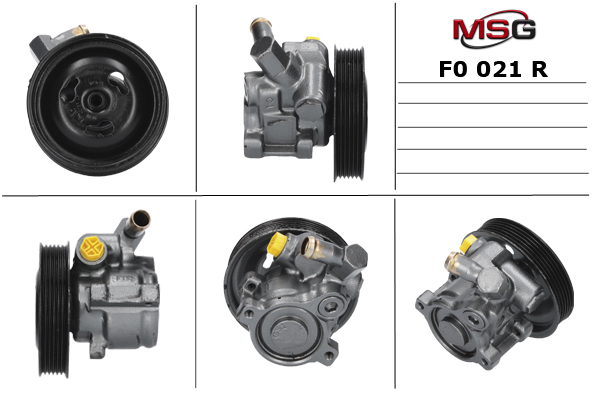 MSG - FO021R - Насос ГУР восстановленный FORD FIESTA IV 95-02,FIESTA  96-99,KA 96-08,PUMA 97-02
