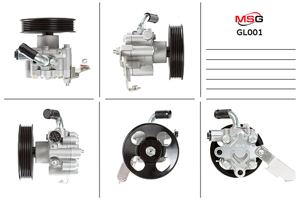MSG - GL 001 - Насос Г/П  Geely FC 1.5-1.8 09-19