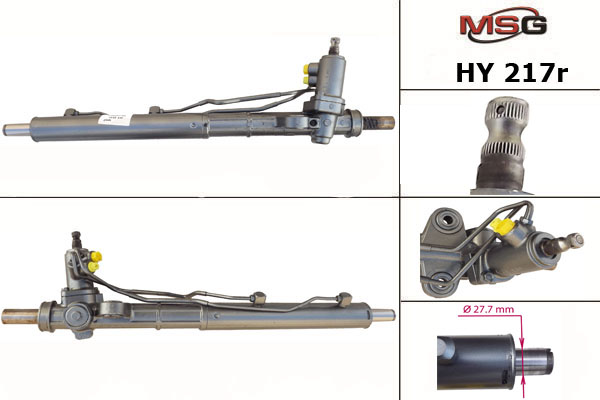 MSG - HY217R - Рульова рейка з ГПК відновлена Hyundai Santa FE 00-06, Hyundai Santa Fe 06-12 MSG - HY217R - Рульова рейка з ГПК відновлена Hyundai Santa FE 00-06, Hyundai Santa Fe 06-12