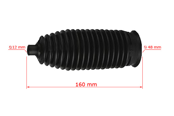 MSG - KI101DUSTER - Пыльник рулевой рейки HYUNDAI I30 07-,KIA CEED 06-, HYUNDAI ELANTRA 06-11