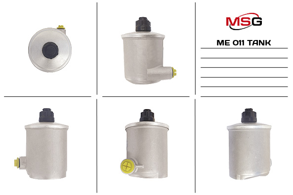 MSG - ME011TANK - Бачок насоса ГУР MERCEDES Sprinter W904 1995-1998 Металлический бачок, большие резьбы MSG - ME011TANK - Бачок насоса ГУР MERCEDES Sprinter W904 1995-1998 Металлический бачок, большие резьбы