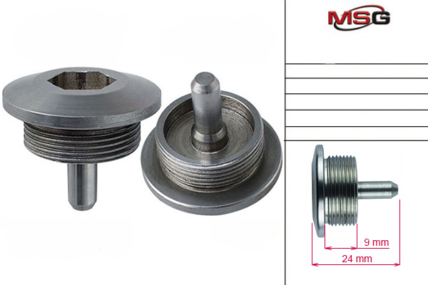 MSG - ME031PLUG - Заглушка высокого давления MERCEDES-BENZ S-CLASS (W221) 05-,S-CLASS (C216) 06-,PORSCHE CAYENNE 07-