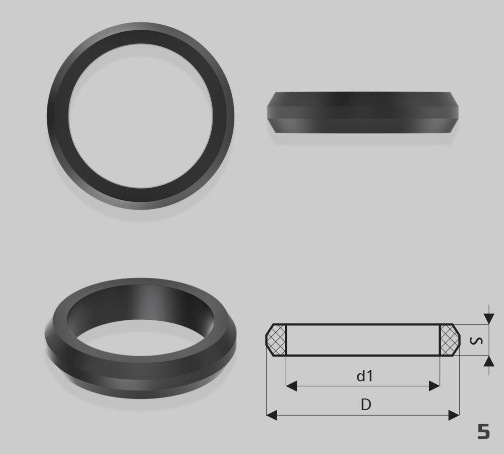 MSG - O-08801 - Кольцо резиновое специального сечения C3,9 d1 15,5 x20,9 MSG - O-08801 - Кольцо резиновое специального сечения C3,9 d1 15,5 x20,9