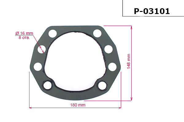 MSG - P-03101 - Прокладка редуктора с ГУР DAF CF 65 01-,CF 75 01-,CF 85 01-;SCANIA 4 - series -,P,G,R,T - series - MSG - P-03101 - Прокладка редуктора с ГУР DAF CF 65 01-,CF 75 01-,CF 85 01-;SCANIA 4 - series -,P,G,R,T - series -