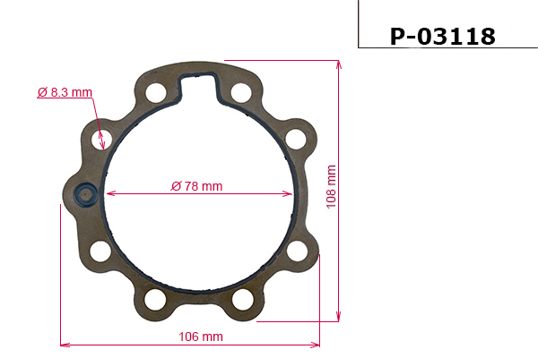 MSG - P-03118 - Прокладка редуктора с ГУР MERCEDES-BENZ S-CLASS 91-98 MSG - P-03118 - Прокладка редуктора с ГУР MERCEDES-BENZ S-CLASS 91-98