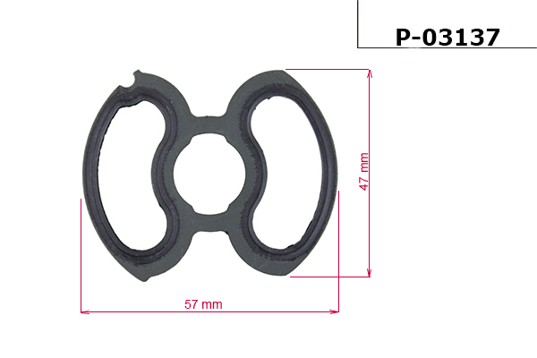 MSG - P-03137 - Прокладка насоса ГУР FORD MONDEO III 00-07;LAND ROVER DEFENDER Cabrio 98-;MG MG ZT 02-05