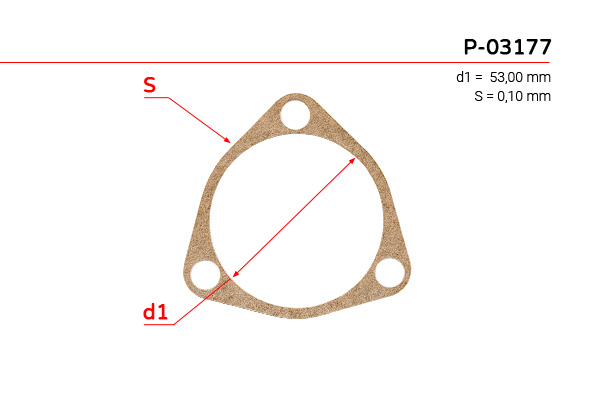 MSG - P-03177 - Прокладка рейки с ГУР