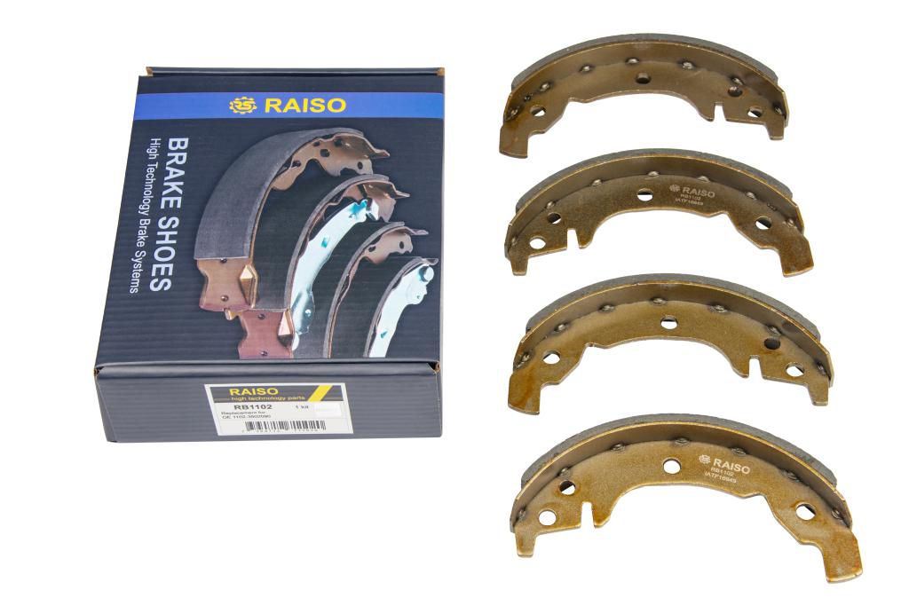 RAISO - RB1102 - Колодки гальмівні бар. зад. Tavria 89-07