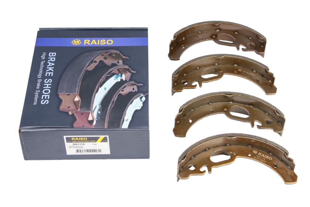 RAISO - RB1118 - Колодки гальмівні бар. зад. (під ABS) Kalina 1117/1118/1119 04-13 RAISO - RB1118 - Колодки гальмівні бар. зад. (під ABS) Kalina 1117/1118/1119 04-13