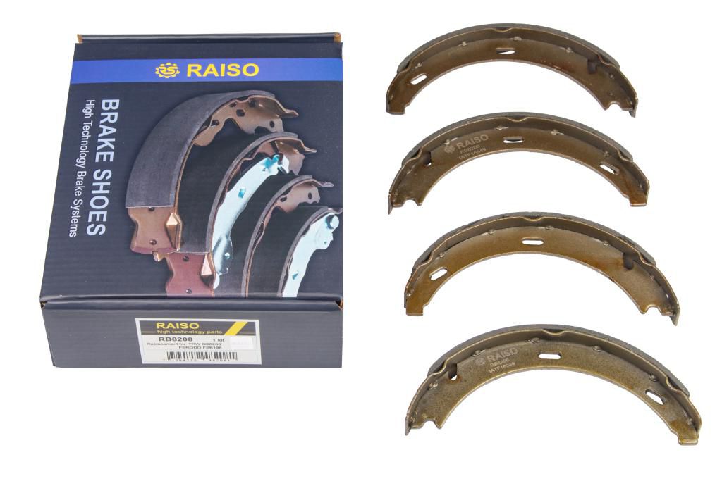 RAISO - RB8208 - Колодки стояночного гальма DB 124/190/210/202/208 RAISO - RB8208 - Колодки стояночного гальма DB 124/190/210/202/208