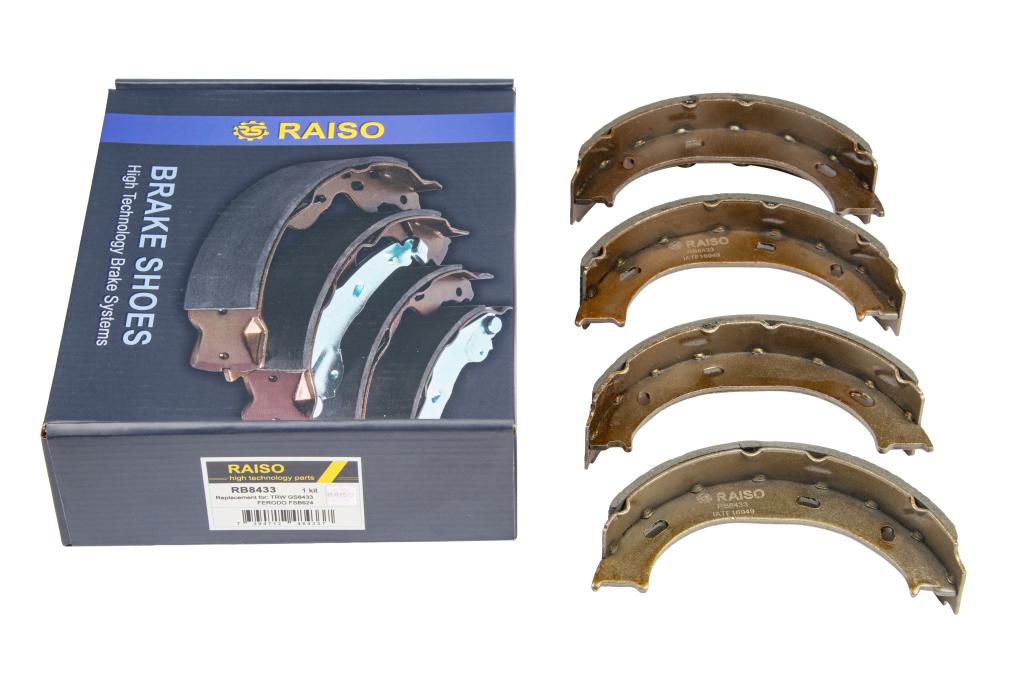 RAISO - RB8433 - Барабанні гальмівні колодки  (ширина 40mm) DB Sprinter Series (W909)/G-Series (W463)/Sprinter Series (W901)/Sprinter Series (W902)/Sprinter Series (W903)/LT/G Series (95-17) RAISO - RB8433 - Барабанні гальмівні колодки  (ширина 40mm) DB Sprinter Series (W909)/G-Series (W463)/Sprinter Series (W901)/Sprinter Series (W902)/Sprinter Series (W903)/LT/G Series (95-17)