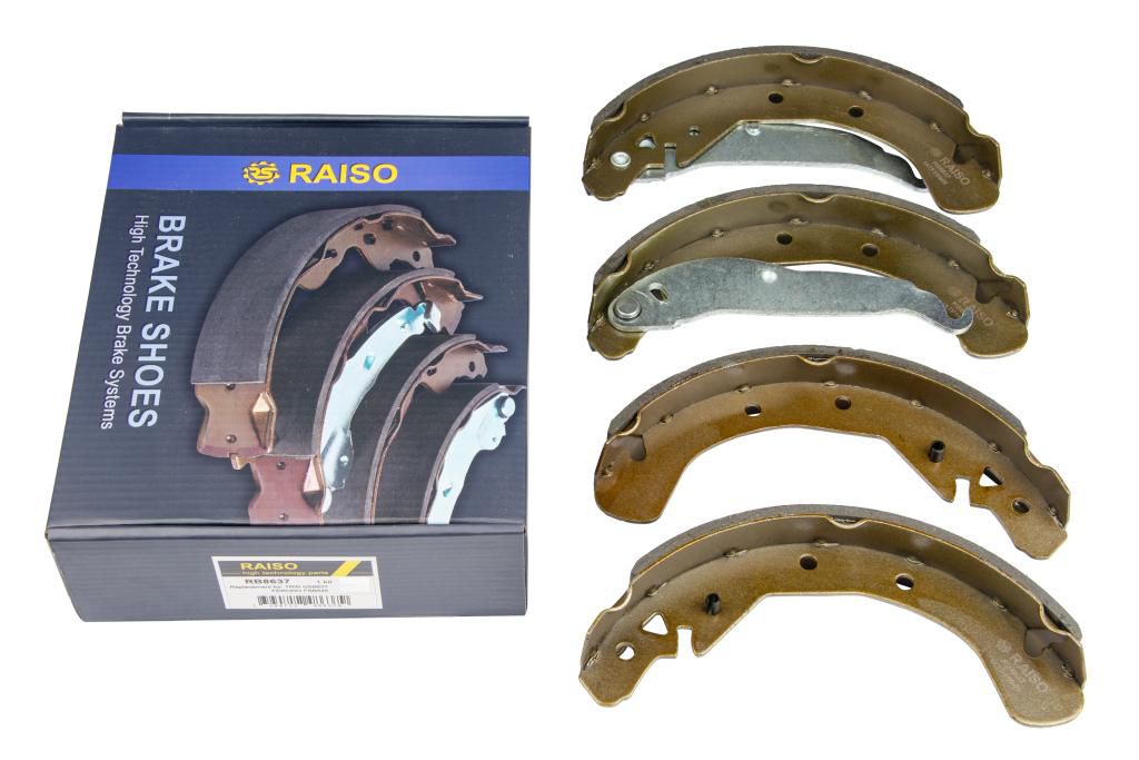 RAISO - RB8637 - Гальмівні колодки барабанні Opel Vectra B 95- !см RAISO - RB8637 - Гальмівні колодки барабанні Opel Vectra B 95- !см