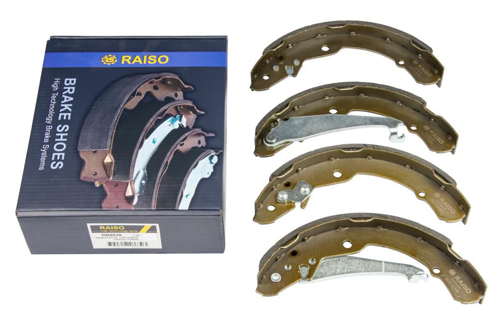 RAISO - RB8639 - Колодки гальмівні барабанні Skoda Octavia 1.6-1.9TDI 96- RAISO - RB8639 - Колодки гальмівні барабанні Skoda Octavia 1.6-1.9TDI 96-