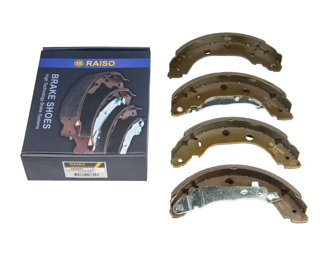RAISO - RB8655 - (228x42) Барабанні гальм.колодки задні Renault Kangoo 97-/Nissan Primera 96-
