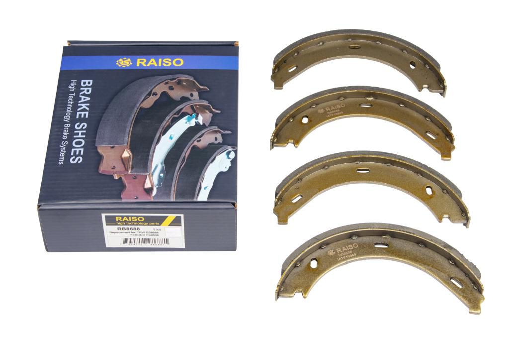 RAISO - RB8688 - Колодки стояночного гальма  Vito 95- 180x20 RAISO - RB8688 - Колодки стояночного гальма  Vito 95- 180x20