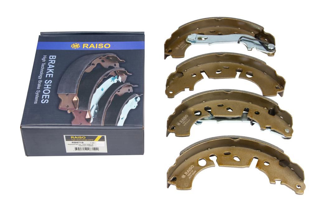 RAISO - RB8719 - К-кт зад. барабан. колодок Opel Corsa D 1.0,1.2,1.3 CDTi ,1.4 06- / Fiat Grande Punto