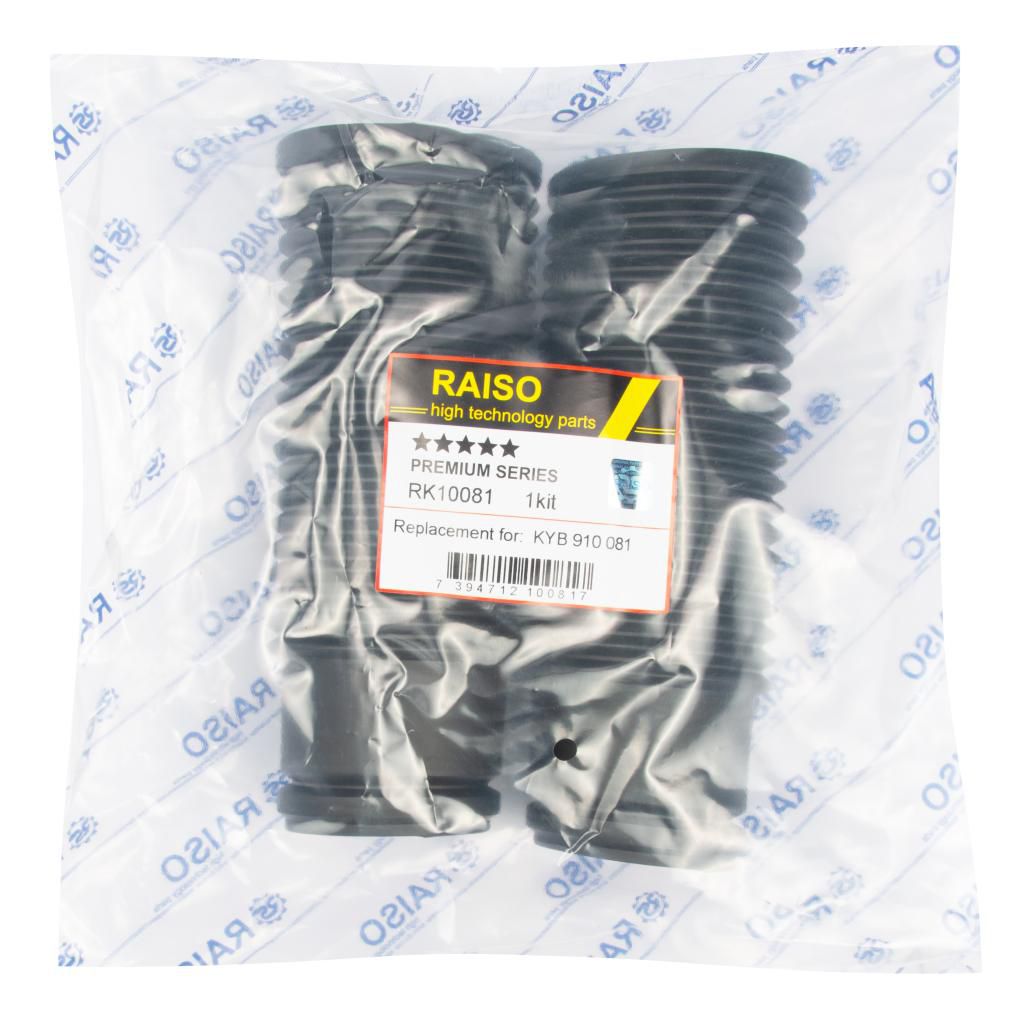 RAISO - RK10081 - Пильник + відбійник амортизатора переднього Escort V/VI/Fiesta III/IV/Mazda 121 89-03 (к-т 2шт) RAISO - RK10081 - Пильник + відбійник амортизатора переднього Escort V/VI/Fiesta III/IV/Mazda 121 89-03 (к-т 2шт)