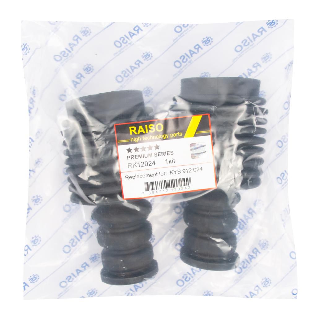 RAISO - RK12024 - (2шт) К-кт пильовик +відбійник перед. амортизатора Renault Megane СС/III 08-/Scenic 1.5 dCi 09- RAISO - RK12024 - (2шт) К-кт пильовик +відбійник перед. амортизатора Renault Megane СС/III 08-/Scenic 1.5 dCi 09-