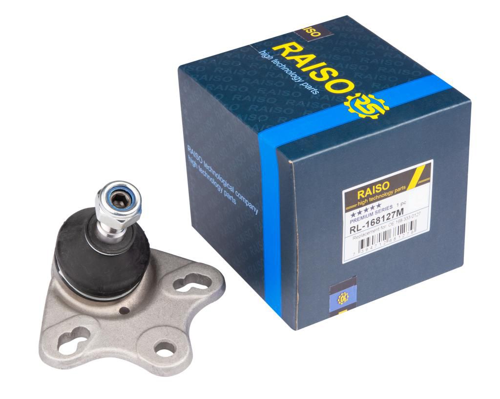 RAISO - RL-168127M - Кульова опора перед. нижня L/P MB A-Class W(168) 1.4/1.7CDI 07.97-08.04 RAISO - RL-168127M - Кульова опора перед. нижня L/P MB A-Class W(168) 1.4/1.7CDI 07.97-08.04