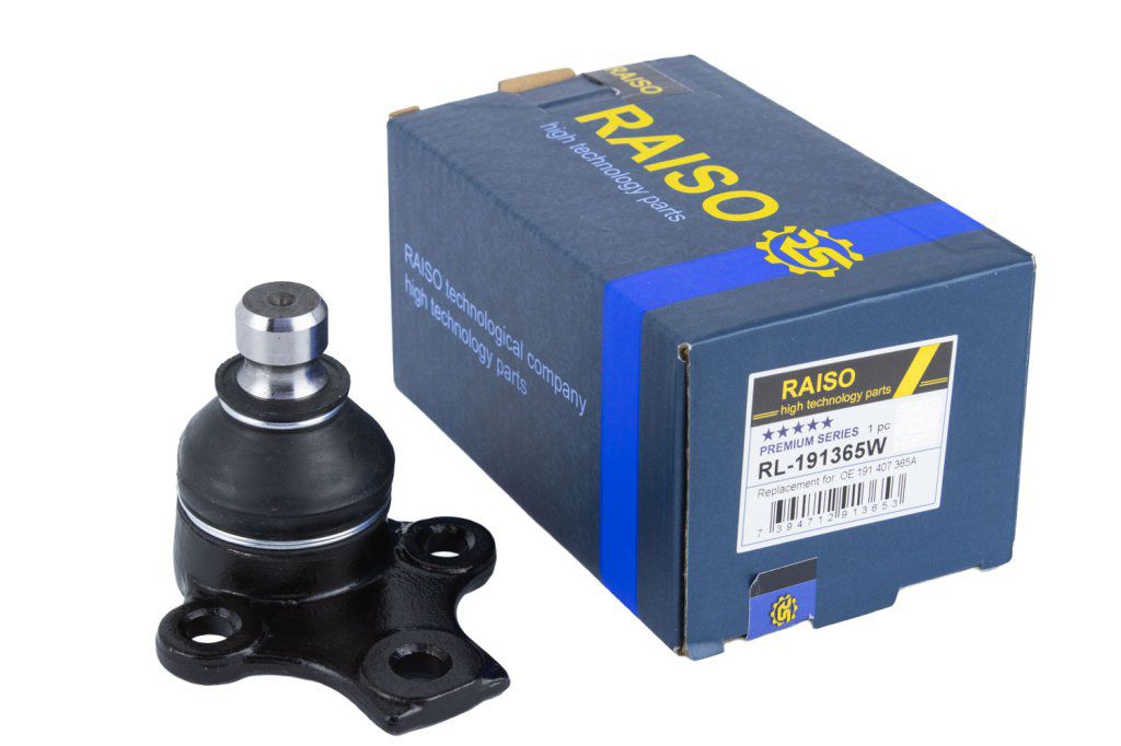 RAISO - RL-191365W - Кульова опора перед. нижня L/P VW Golf/Jetta II 1.0-1.8 83-92 RAISO - RL-191365W - Кульова опора перед. нижня L/P VW Golf/Jetta II 1.0-1.8 83-92