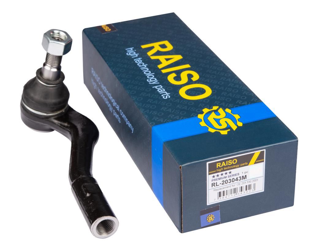 RAISO - RL-203043M - Наконечник кермовий правий DB C-Class W203 1.6-6.2 05.00-06.11 RAISO - RL-203043M - Наконечник кермовий правий DB C-Class W203 1.6-6.2 05.00-06.11