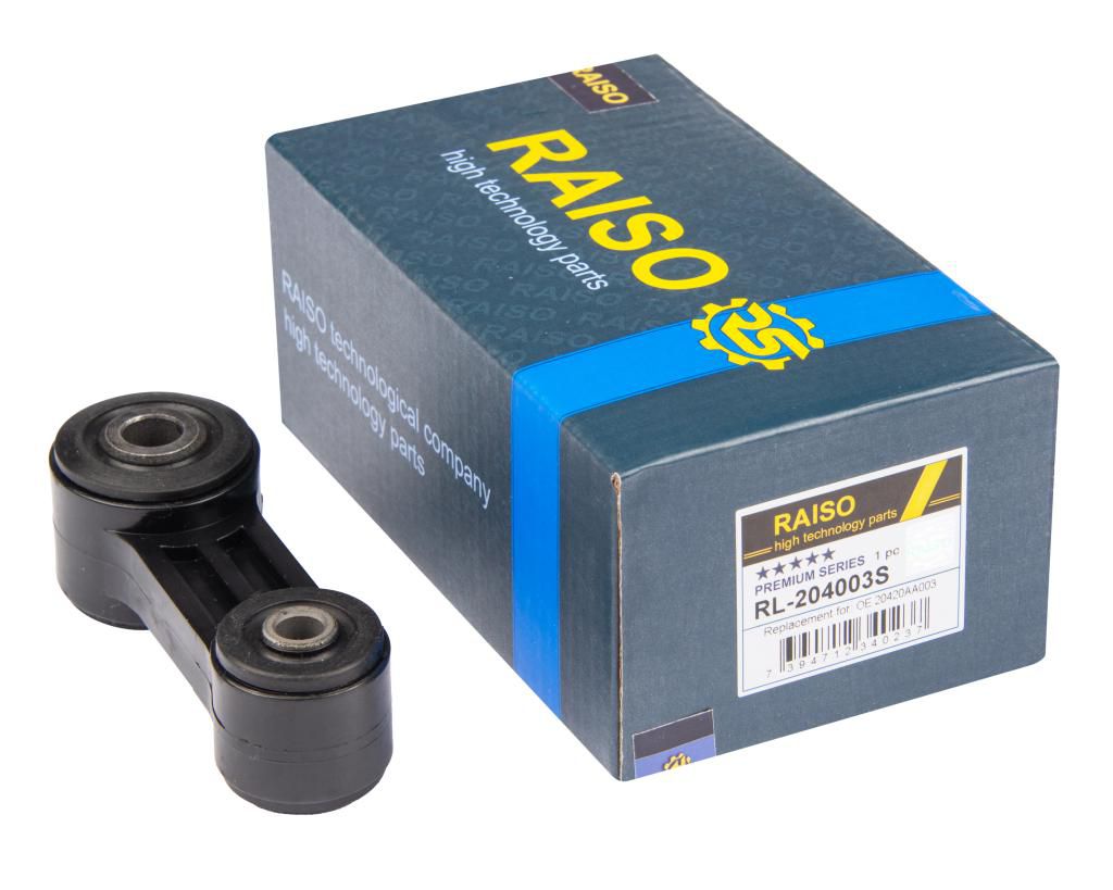 RAISO - RL-204003S - Тяга стабілізатора перед. Subaru Forester/Impreza/Legacy 92- RAISO - RL-204003S - Тяга стабілізатора перед. Subaru Forester/Impreza/Legacy 92-