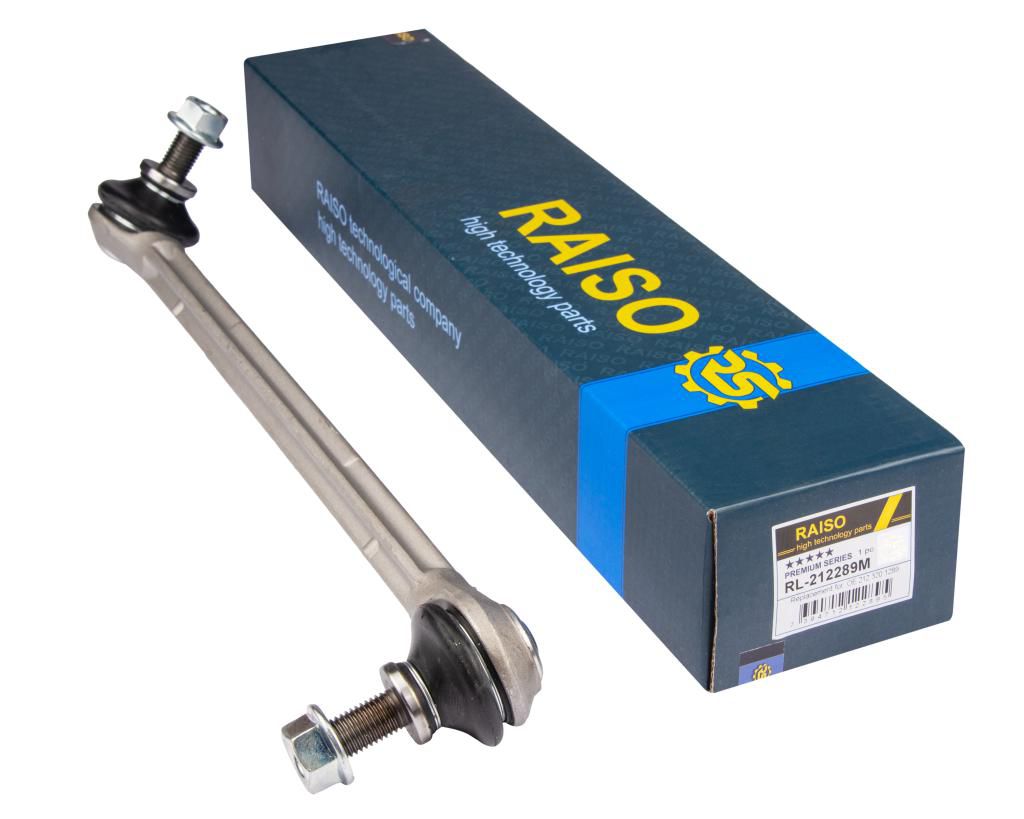 RAISO - RL-212289M - Тяга стабілізатора передня ліва MB CLS (C218), E (W212, S212) 1.8-6.2 01.09- RAISO - RL-212289M - Тяга стабілізатора передня ліва MB CLS (C218), E (W212, S212) 1.8-6.2 01.09-