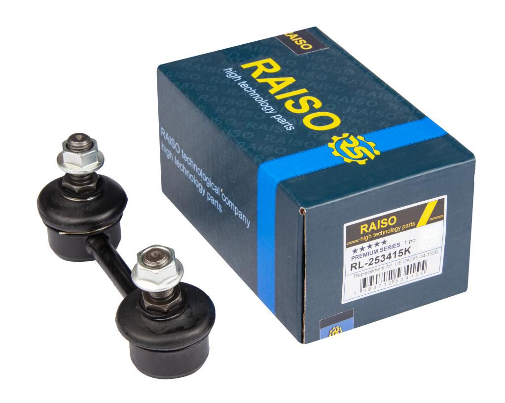 RAISO - RL-253415K - Стійка стабіліз. Kia Mentor 98-, Shuma 98- RAISO - RL-253415K - Стійка стабіліз. Kia Mentor 98-, Shuma 98-