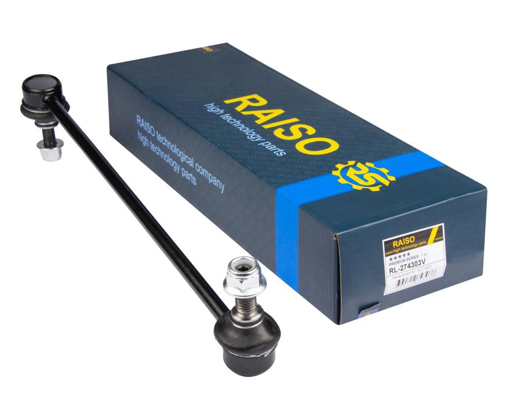 RAISO - RL-274303V - Тяга стабiлiзатора перед. ліва/права Volvo XC 70 2.4D 02-/XC90 3.2 06- RAISO - RL-274303V - Тяга стабiлiзатора перед. ліва/права Volvo XC 70 2.4D 02-/XC90 3.2 06-