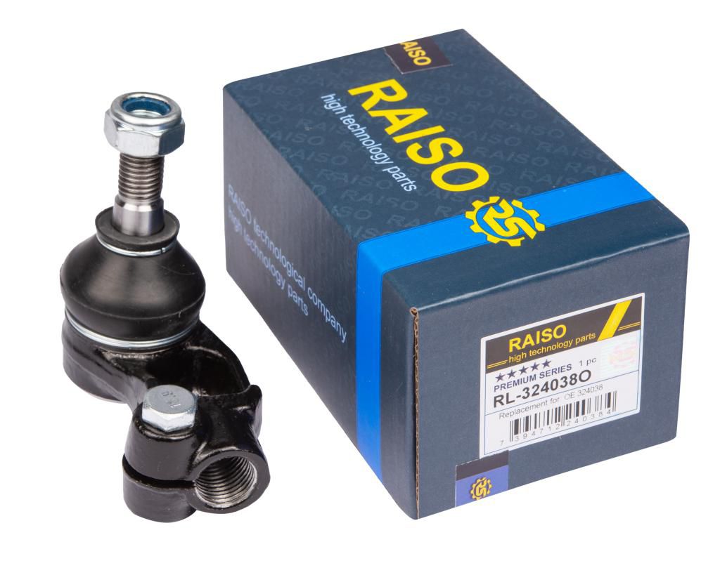 RAISO - RL-324038O - Наконечник кермової тяги зовнішній правий Daewoo Nexia, Espero 95 -, Lanos 97 -, Opel Kadett E 86-93, Ascona 81-88 RAISO - RL-324038O - Наконечник кермової тяги зовнішній правий Daewoo Nexia, Espero 95 -, Lanos 97 -, Opel Kadett E 86-93, Ascona 81-88