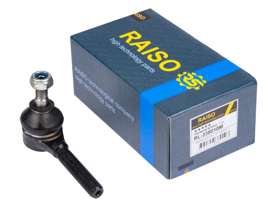 RAISO - RL-338010M - Наконечник зовн. тяги лів./прав. (лів. різьба) DB 201 M12 RAISO - RL-338010M - Наконечник зовн. тяги лів./прав. (лів. різьба) DB 201 M12