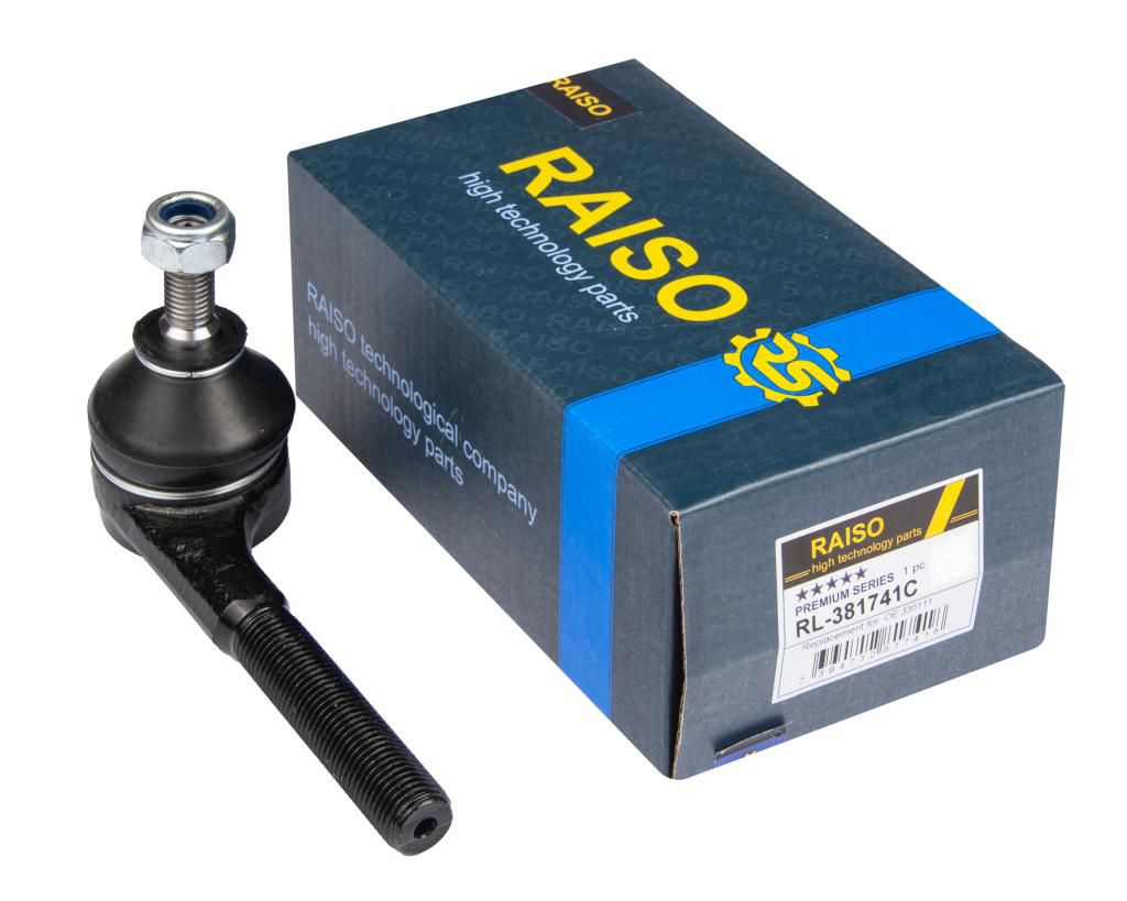 RAISO - RL-381741C - Наконечник перед. лівий Citroen C4 04-11, Peugeot 206/307 (правий)/ 106/605 (лівий) 91- RAISO - RL-381741C - Наконечник перед. лівий Citroen C4 04-11, Peugeot 206/307 (правий)/ 106/605 (лівий) 91-