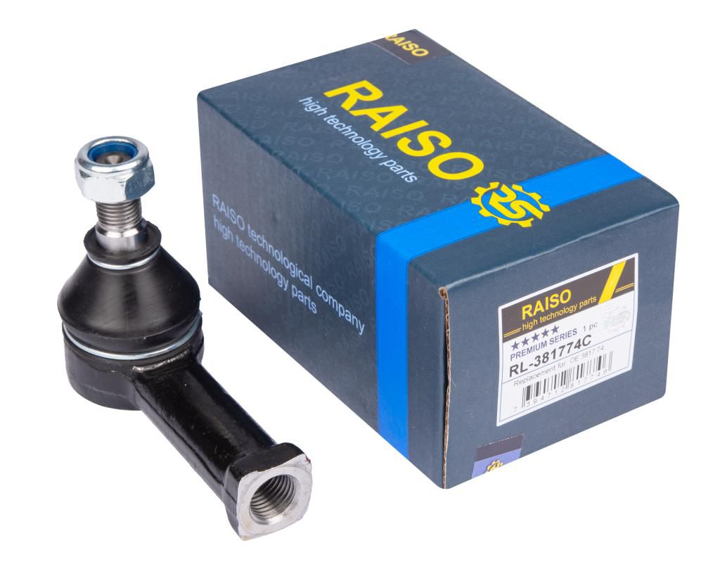 RAISO - RL-381774C - Наконечник кермової тяги лів./прав. Citroen C-Crosser, C-Crosser Enterprise; Mitsubishi ASX, Grandis, Lancer VII, Lancer VIII, Outlander I, Outlander II, Outlander III; Peugeot 4007 1.5-3.0 01.01-