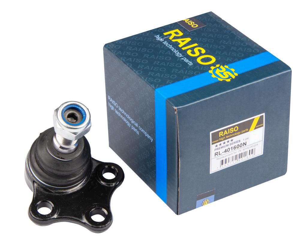 RAISO - RL-401600N - Кульова опора перед. ниж.Renault Trafic/Opel Vivaro A/Nissan Primastar 01-05 (Конус 18мм) RAISO - RL-401600N - Кульова опора перед. ниж.Renault Trafic/Opel Vivaro A/Nissan Primastar 01-05 (Конус 18мм)