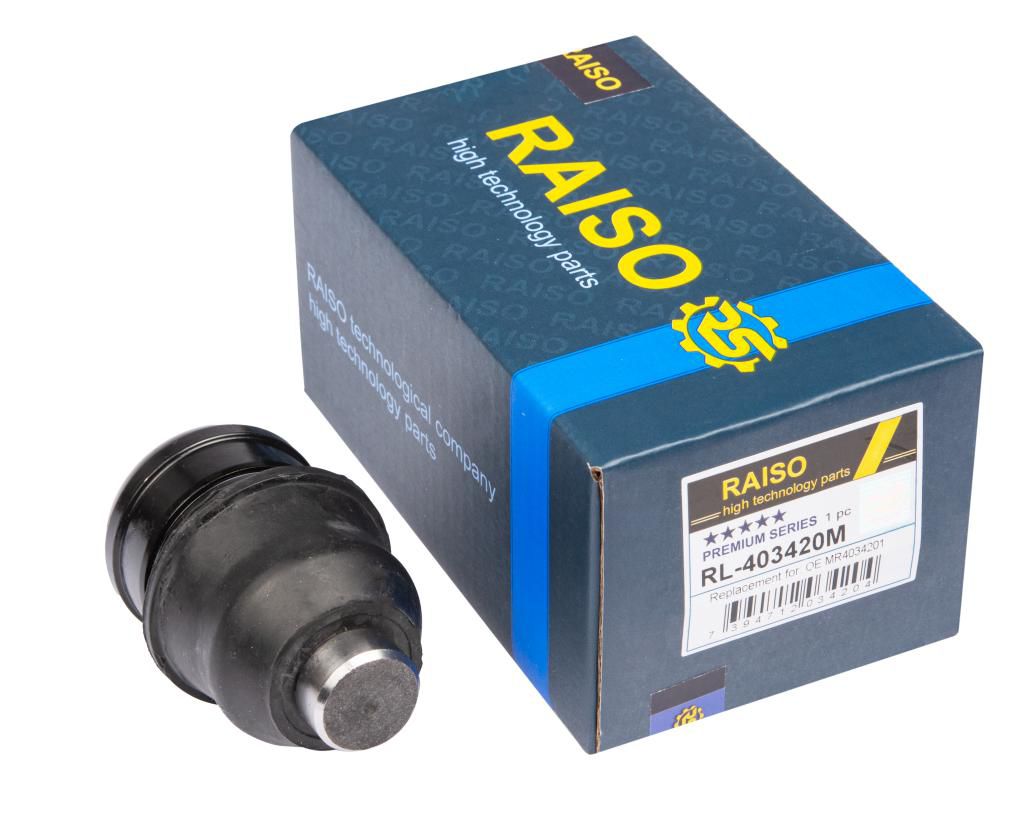 RAISO - RL-403420M - Кульова опора перед. ниж. лів./прав. Mishubishi ASX 1.6,1.8,2.0 I 4Wd 2/10-, Lancer 08-, Outlander II 11/06- Peugeot 4007 07- RAISO - RL-403420M - Кульова опора перед. ниж. лів./прав. Mishubishi ASX 1.6,1.8,2.0 I 4Wd 2/10-, Lancer 08-, Outlander II 11/06- Peugeot 4007 07-