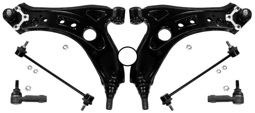 RAISO - RL407015KIT - Комплект важелів підвіски (передньої) Skoda Fabia/Fabia II/Roomster/VW Fox 99- RAISO - RL407015KIT - Комплект важелів підвіски (передньої) Skoda Fabia/Fabia II/Roomster/VW Fox 99-
