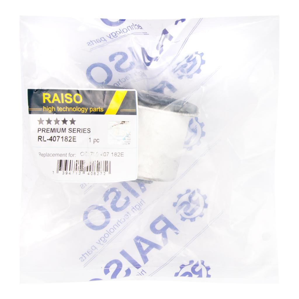 RAISO - RL-407182E - С/блок задній важеля перед. ниж. VAG Q7/Cayenne/Toureg 2.5D-6.0D 09.02-08.15 RAISO - RL-407182E - С/блок задній важеля перед. ниж. VAG Q7/Cayenne/Toureg 2.5D-6.0D 09.02-08.15