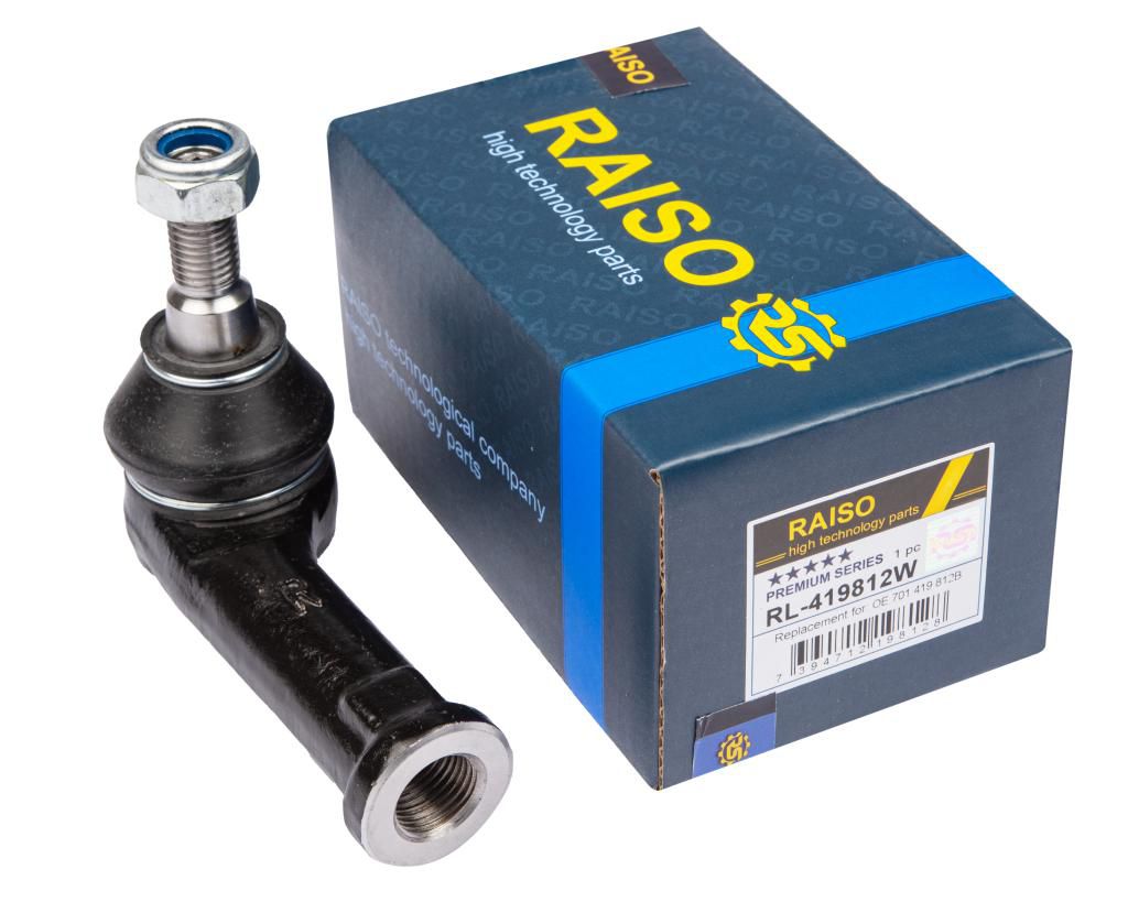 RAISO - RL-419812W - (Ø 18.0 mm) Наконечник кермової тяги прав. VW T4 1.8-2.8 09.90-04.03 RAISO - RL-419812W - (Ø 18.0 mm) Наконечник кермової тяги прав. VW T4 1.8-2.8 09.90-04.03