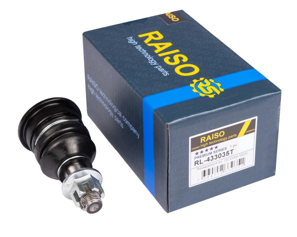 RAISO - RL433035T - Шарова опора перед. (передн) Toyota Aygo/Yaris/Peugeot 107 99- RAISO - RL433035T - Шарова опора перед. (передн) Toyota Aygo/Yaris/Peugeot 107 99-