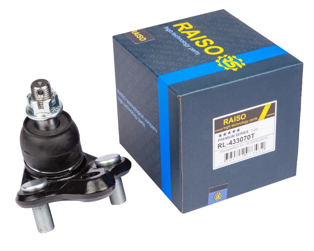 RAISO - RL-433070T - Кульова опора перед. Toyota Celica, Corolla, Corolla Verso, Prius, RAV4 1.3 12V-2.0WTi 92-07