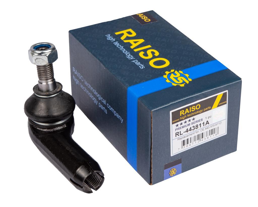 RAISO - RL-443811A - Наконечник кермової тяги лівий Audi 100 (з г/п) -91 RAISO - RL-443811A - Наконечник кермової тяги лівий Audi 100 (з г/п) -91
