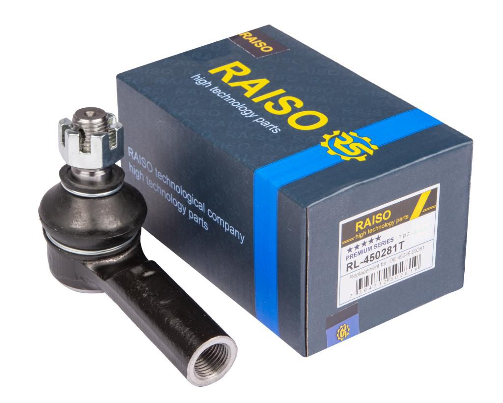 RAISO - RL-450281T - Наконечник кермової тяги Л/П Toyota Hilux III 2.5-3.0D 4WD  05-