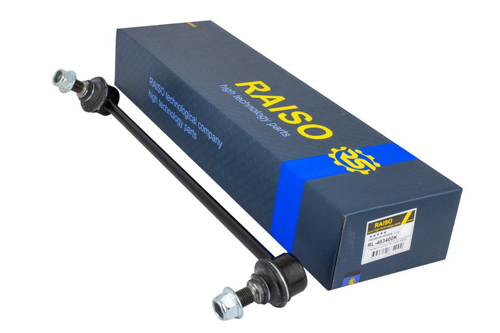RAISO - RL-483400K - Стійка стабілізатора передня лів. Kia Carnival III 06-15 (L=322mm)