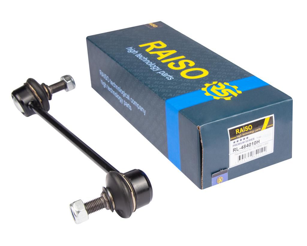 RAISO - RL-484010H - Стійка стабілізатора передня пр. Hyundai i20/ix20/Kia Picanto II/Venga 08- (L=216mm)